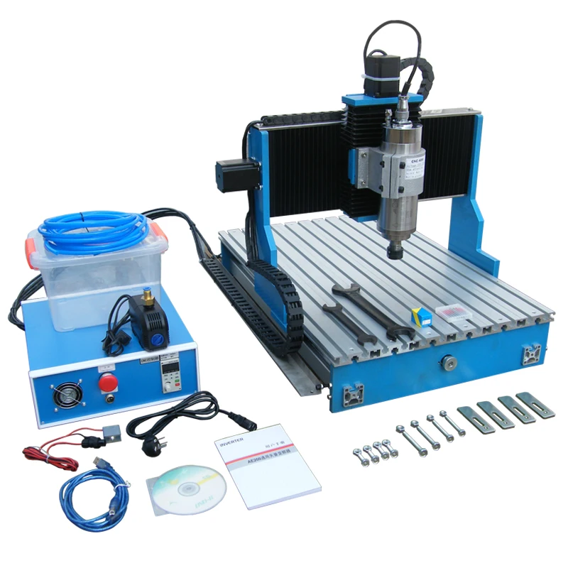 

Linear Guide Rail CNC router Engraving Drilling and Milling Machine LY CNC 6040L-1.5KW 4axis wood tools