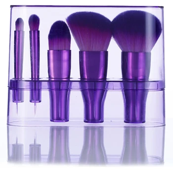 

Blusher Bronzer Powder Highlighter 5Pcs Brushes Kits Soft Synthetic Hair Make Up Brush Set for Makeup