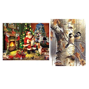 

Promotion! Full Square Diamond 5D Diy Diamond Embroidery Birds on the Tree Diamond Painting Cross Stitch Rhinestone & Christmas