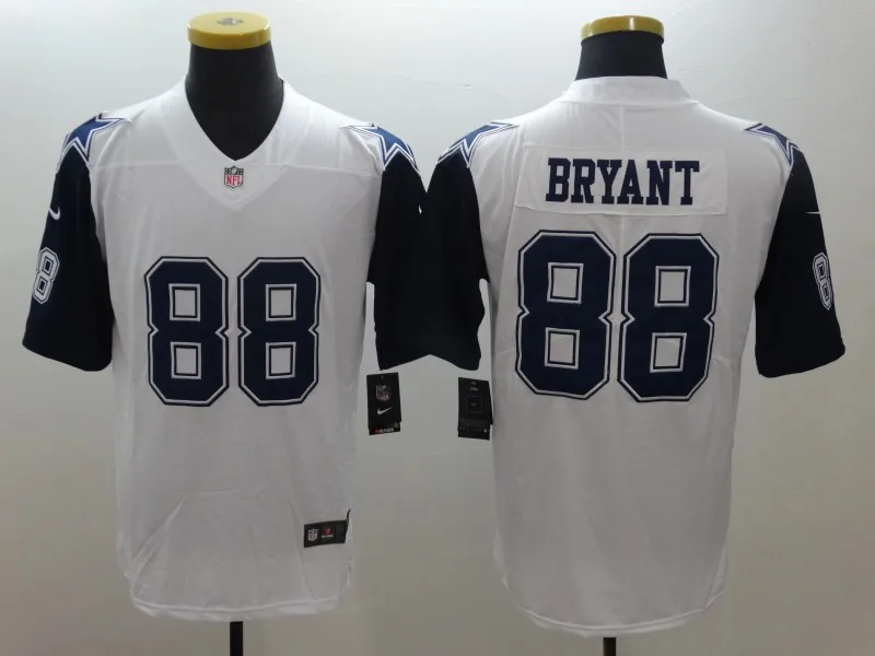 AS PICTURE Сшитые мужские футболки Dallas#88 Dez Bryant Game color Rush - Цвет: AS PICTURE
