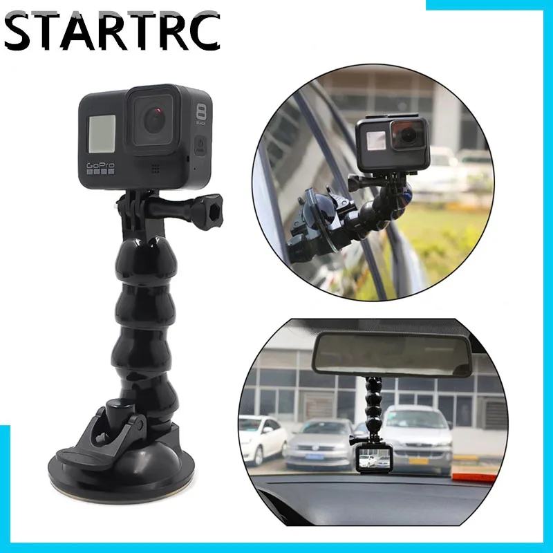 Автомобильный адаптер на присоске STARTRC крепление стекло для Gopro Hero 5/6/7/8 Black Xiao mi Yi