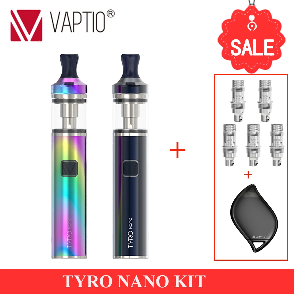 

Hot Items GIFTS APTIO TYRO NANO Starter Kit 900mAh Battery& 2.0ml Atomizer Electronic Cigarette Vape Pen Kit