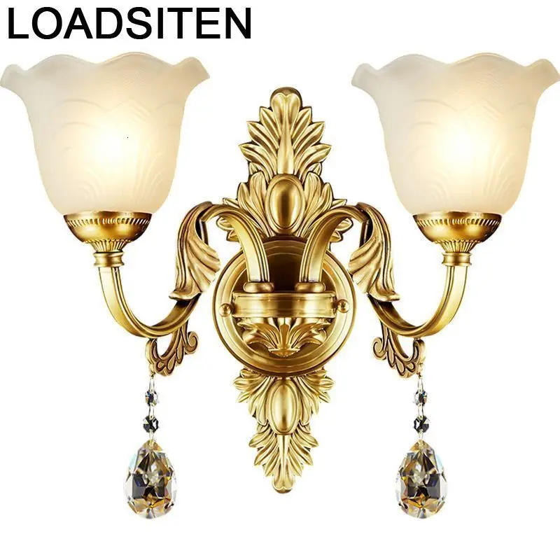 Vanity Techo Colgante imperna Lamp Applique Luminaire Luz Lampara De Pared Interior Crystal для дома настенный светильник