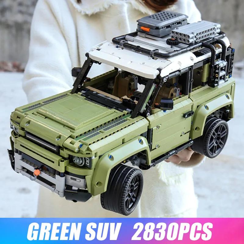 Guardian внедорожник 42110 Land Car Rover Fit Technic автомобиль защитник модель строительные блоки кирпичи игрушка ребенок Рождество Gifs