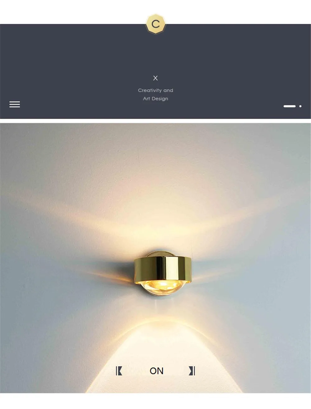 Simple Modern LED Wall Light Nordic Design Loft Decor Sconce Wall Lights Iron Gold Bedside Wall Lamp Home Lighting Luminaire (12)