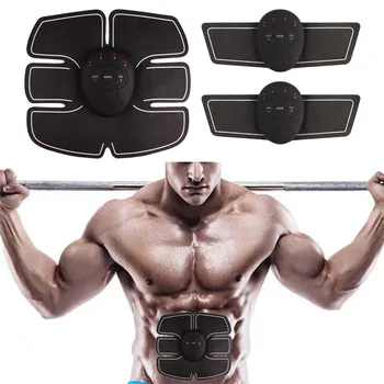 EMS Wireless Muscle Stimulator Trainer Smart Fitness Abdominal Training Body Slimming Massager Electric Weight Loss Stickers