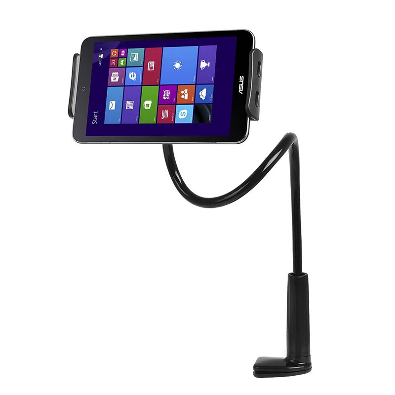  1 set Gooseneck stand Holder - Flexible Long Arm Tablet stand Holder Desktop Bed Lazy Bracket 360o 