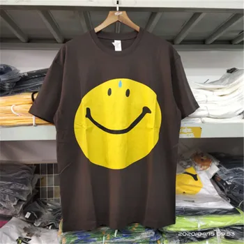 

Top Quality Summer Style Digital direct Printing Smiley T-Shirt Men Women O-Neck Tees Cotton Short Sleeve T-Shirt Men