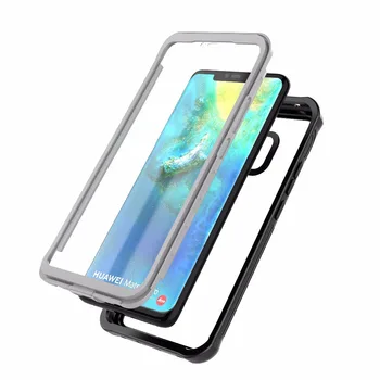 

20Pcs/lot Waterproof Case For Huawei Mate20 Pro Diving Swimming Aquatics Transparent shockproof Back Cover For Mate20 Pro