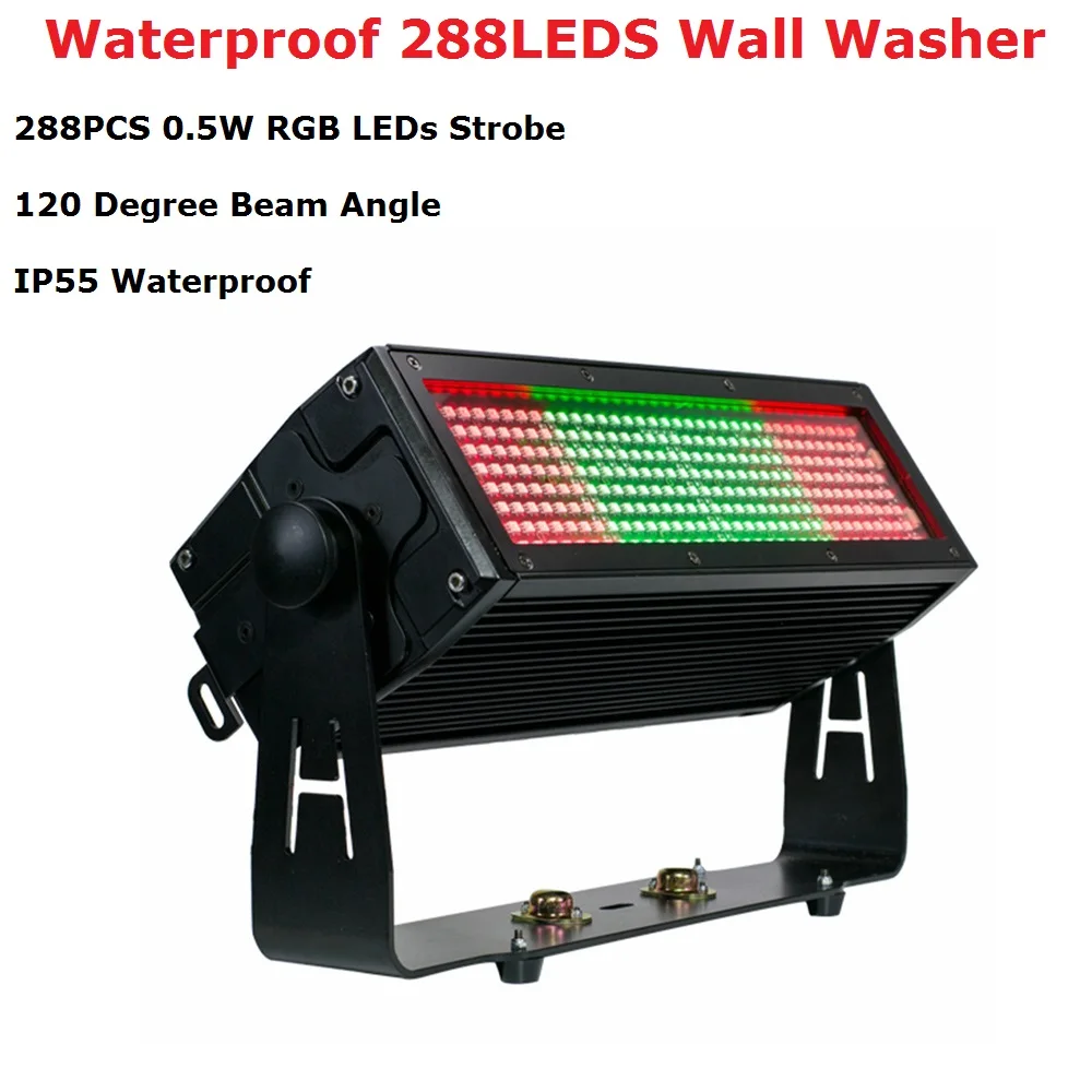 

Stage Effect Lighting IP55 Waterproof Strobe Light RGB 3IN1 105W LED Lamp Wall Wash Light DMX512 Control Dj Strobo For Dj Disco