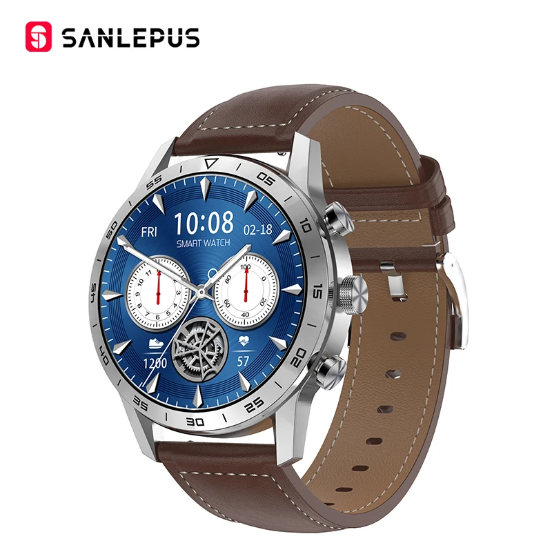 2021 NEW SANLEPUS Wireless Charging Smart Watch IP68 Waterproof Smartwatch Men's Watches Fitness Bracelet For Android Apple