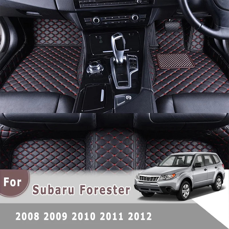 Автомобильные коврики для Subaru Forester 2012 2011 2010 2009 2008 кожаные накладки автомобиля |