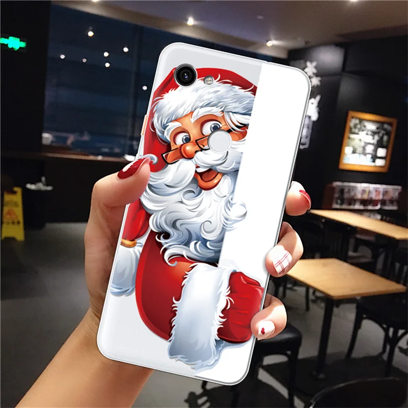 

Soft TPU Christmas Animals Deer Phone Cases For Google Pixel 2 3 3a XL Back Cover Clear Silicone Coque For Google Pixel 3a Case