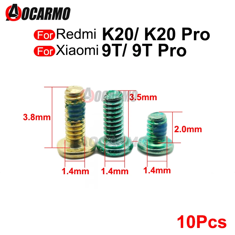 

10Pcs/Lot Screw Middle Frame Motherboard Internal Screws For Xiaomi Mi 9T / 9TPro For Redmi K20 / K20Pro Pro Replacement Part