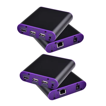 

CAT872KVM HDMI Transmitter Receiver Extender over Single Cat5E/6 Cable TCP/IP for Deep Color 3D EDID Dolby DTS