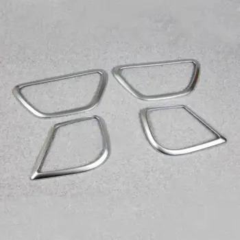 

Sound Speaker trim Accessories Decor 4pcs Set Auto Matte Car Inner Door
