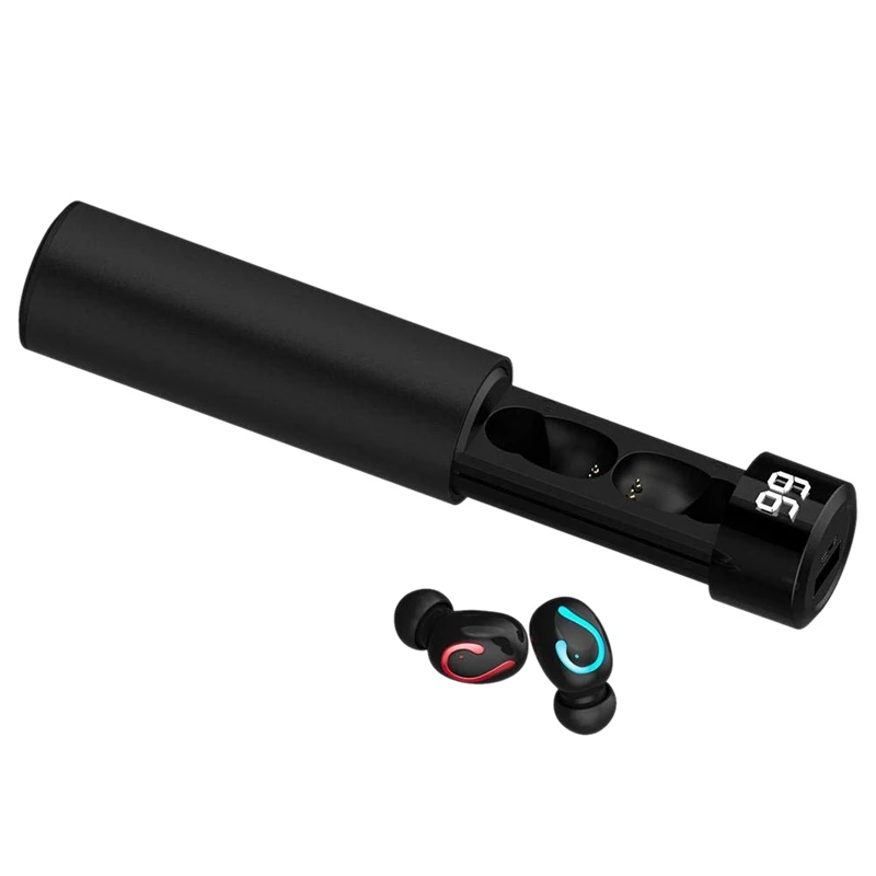 Q67 5,0, bluetooth-гарнитура, выдвижные беспроводные наушники, спортивные наушники, зарядка, блок питания, дисплей