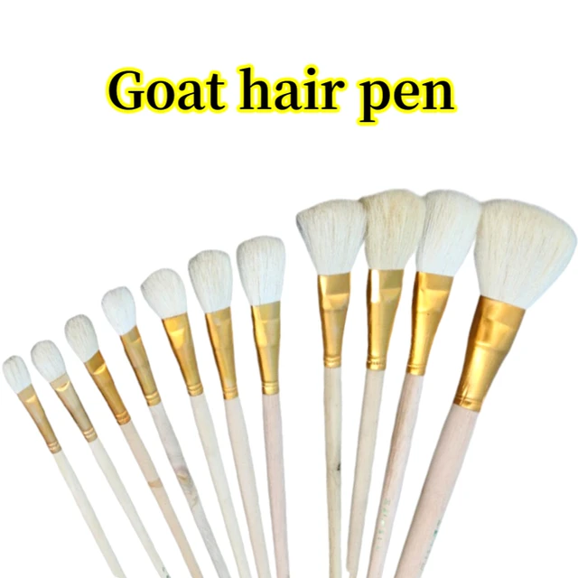 12pcs Wool Brush in Different Sizes Soft and Smooth Wool Brush Brush Glue  Sweep Gold Leaves Gold Leaf Tool for Gilding Leaves - AliExpress