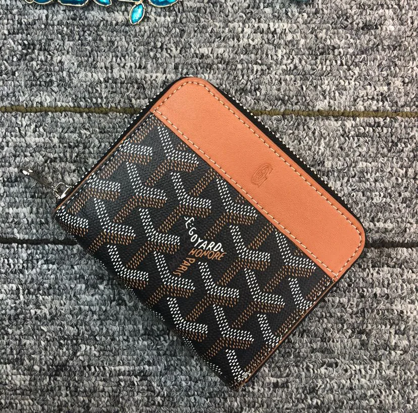 

Genuine Leather Wallet Small Coin Purse Card Elegant Wallet Two Folding Male Female Purse Credit Card Holder Casual Clutch bag