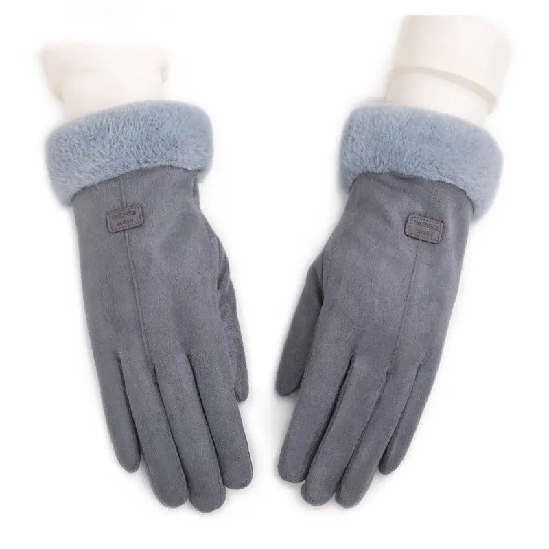 

New Winter Female Warm Women's Gloves Women Touch Screen Driving Mittens Gloves