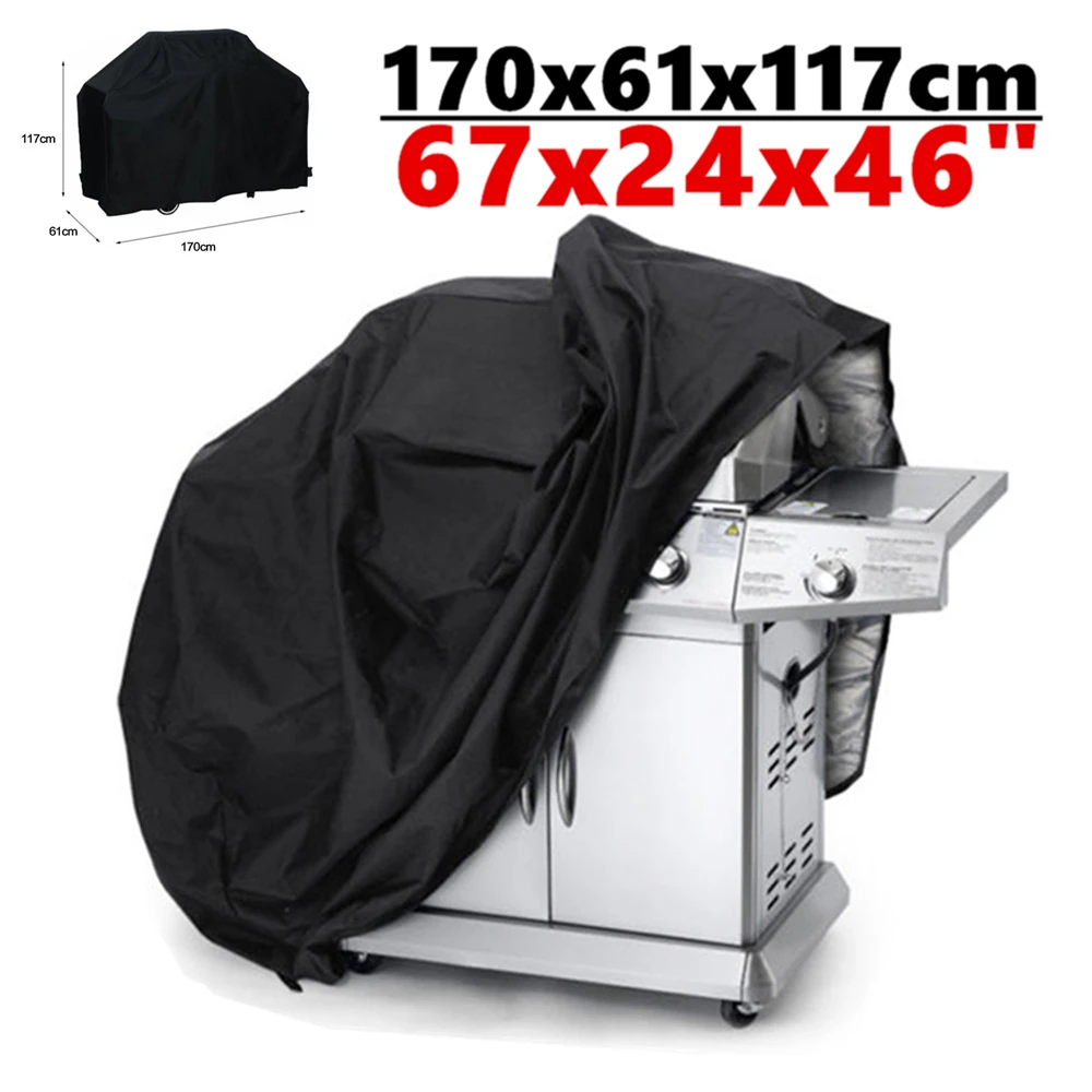 210D 170x61x117 см дождевой воды доказательство пыли с защитой от солнца для барбекю