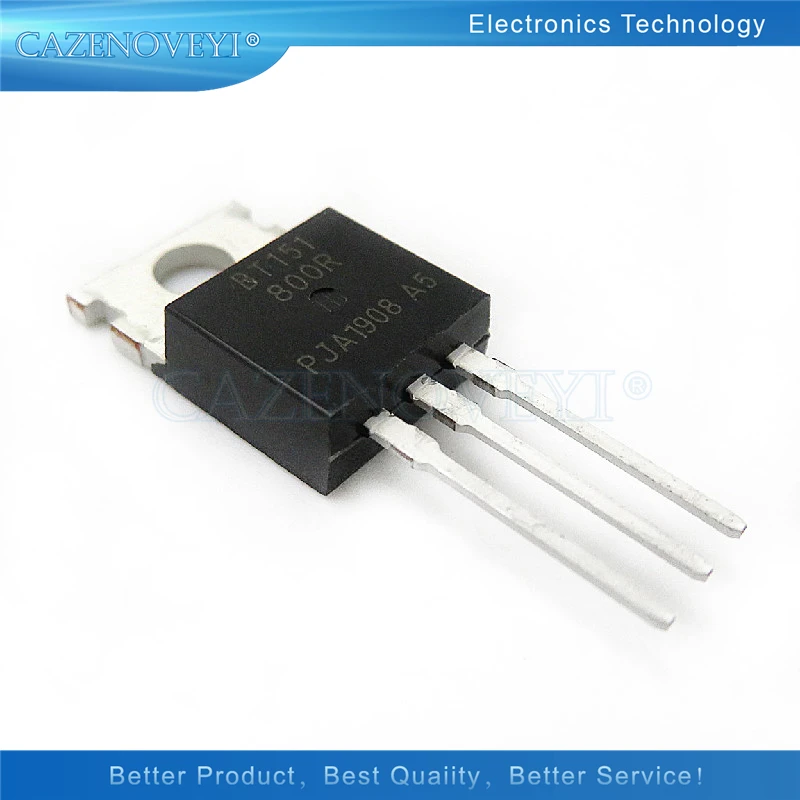 4 шт./лот BT151-800R TO220 BT151-800 TO-220 151-800R в наличии | Электронные компоненты и