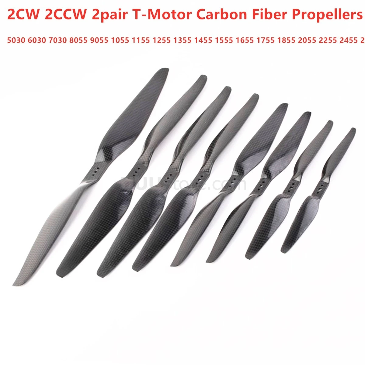 T-Motor Carbon Fiber Propeller 5030 6030 7030 8055 9055 1055 1155 1255 1355 1455 1555 1655 1755 1855 2055 2255 2455 2655 2CW2CCW 7