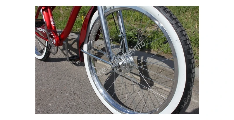 Велочоппер Micargi Bicycles Falcon GT Burgundy 3 speed