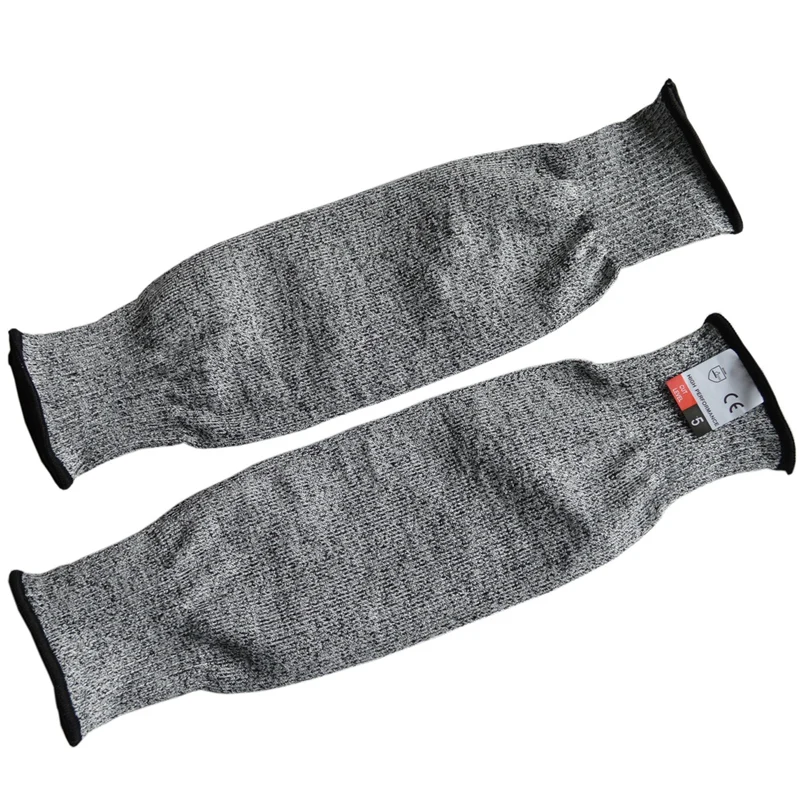 

New Grey Cut Heat Resistant Sleeves Arm Guard Protection Armband Gloves Workplace Protection Defensive Labor Gloves