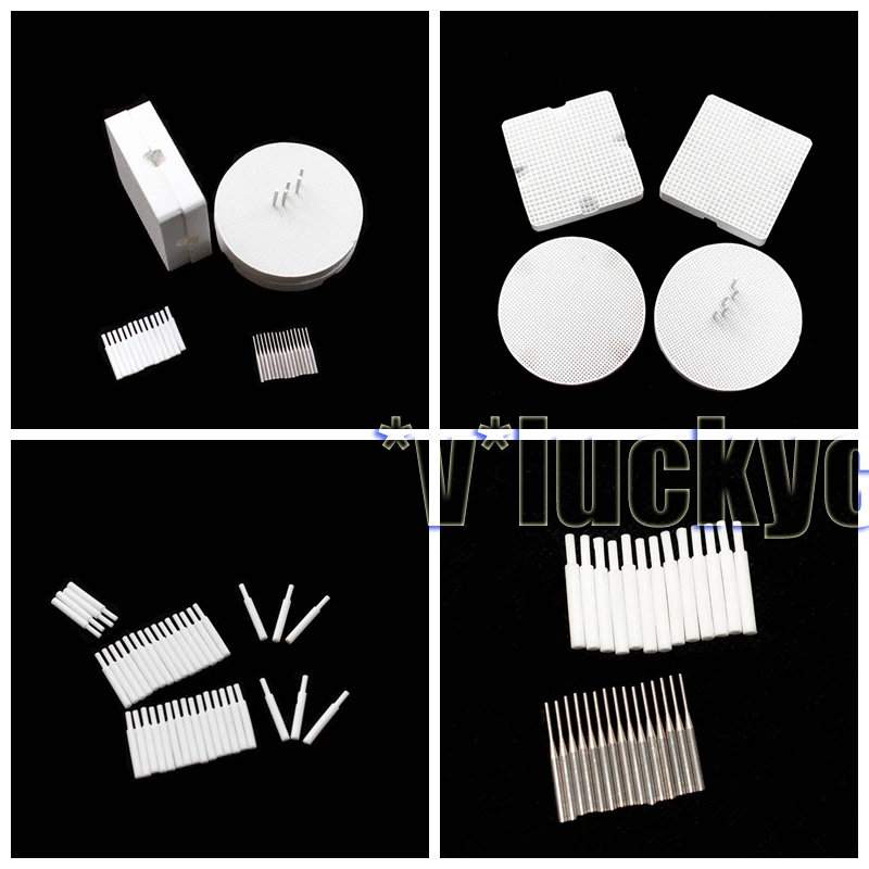 

2 Honeycomb+2 dental Firing Trays w/ 20 Mental Pins +20 Zirconia Pins