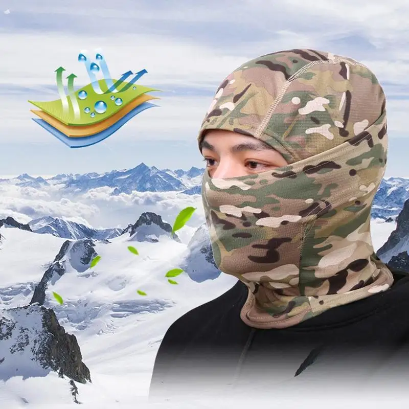 Камуфляжная велосипедная маска дышащая ветрозащитная Пыленепроницаемая маска для лица на открытом воздухе для кемпинга верховой езды оборудование для управления песком
