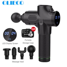 Электрический Фитнес-массажный пистолет для похудения, 5 скоростей, беспроводной массажер для глубокого расслабления мышц, гипер, для устранения боли в молочной кислоте