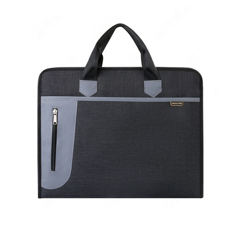 Новые сумки для ноутбуков, сумки для Macbook, мужские дорожные портфели для бизнеса, сумки для ноутбуков, Портативные компьютерные сумки, водонепроницаемые - Цвет: Black