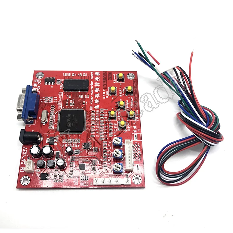 RGBS CGA Naar VGA Video High Definition Output Duurzaam Arcade Game Professionele Signaal Switching Module Draagbare Converter B