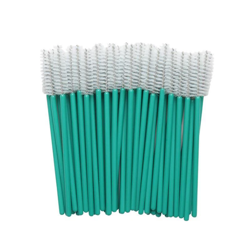 green white Новые красочные одноразовые щеточки с тушью для ресниц палочки Аппликатор Прививка ресниц завивка гребень Макияж ресниц инструмент для наращивания - Handle Color: green white