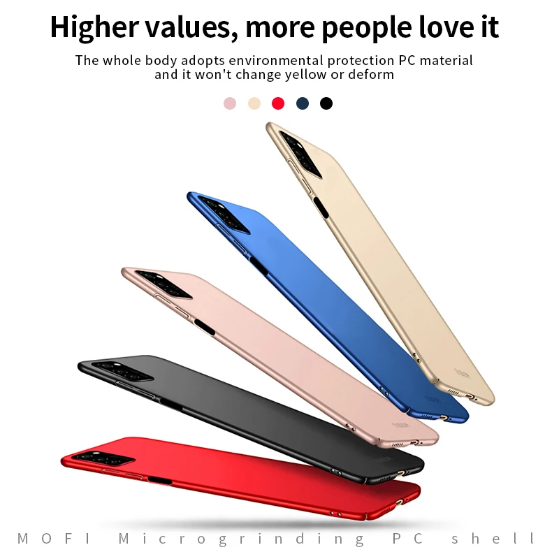 Honor V30 Pro чехол MOFi чехол для телефона huawei Honor V30 Pro PC жесткий чехол для huawei Honor V30Pro тонкий пластиковый матовый чехол для телефона