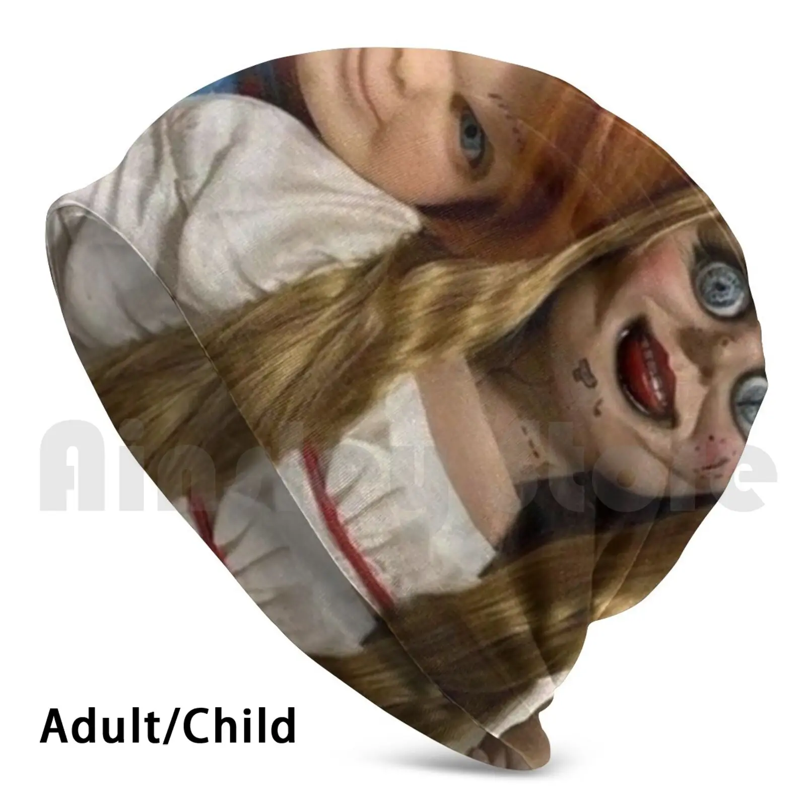 Chucky E Annabelle Berretti Pullover Cap Confortevole Chucky Annabelle Horror Moives Moives Bff Bff Selfie
