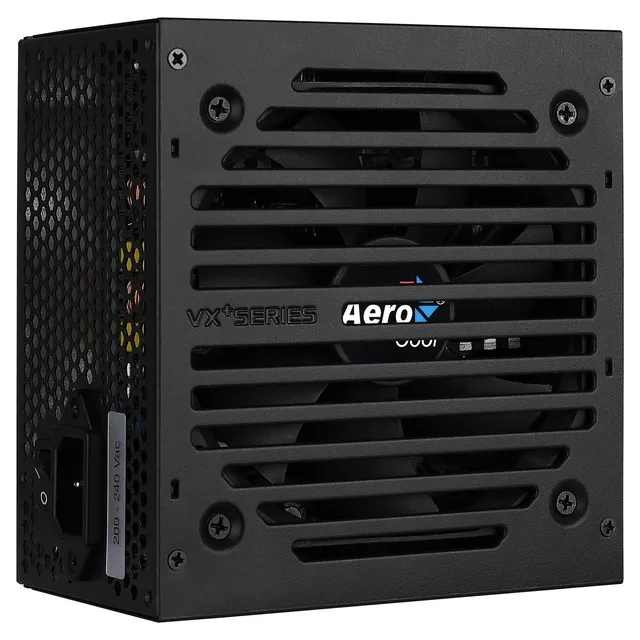 Aerocool VXPLUS550, fuente de alimentación para PC, fuente PC ATX 550W, 12V, Ventilador 12cm 6