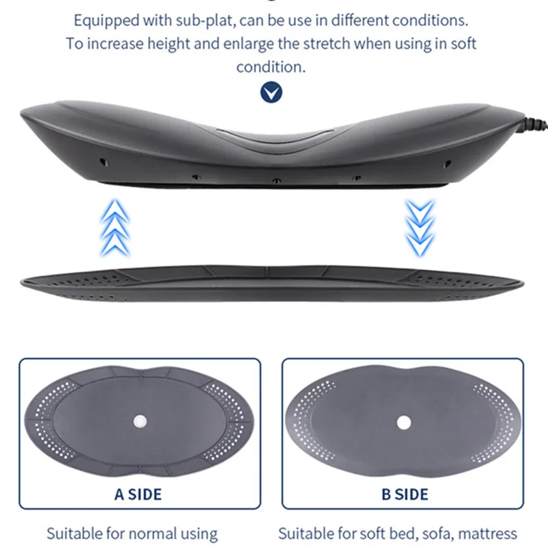 Electric Air Compression Lumbar Disc Traction Waist Spine Support Heating Therapy Massage Board Relax Stiff Spinal Muscle Pain 9 Electric Air Compression Lumbar Disc Traction Waist Spine Support Heating Therapy Massage Board Relax Stiff Spinal Muscle Pain 4