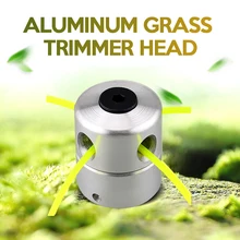 

Aluminum Grass Trimmer Head With 4 Lines Brush Cutter Head Lawn Mower Accessories Cutting Line Head for Strimmer Replacement