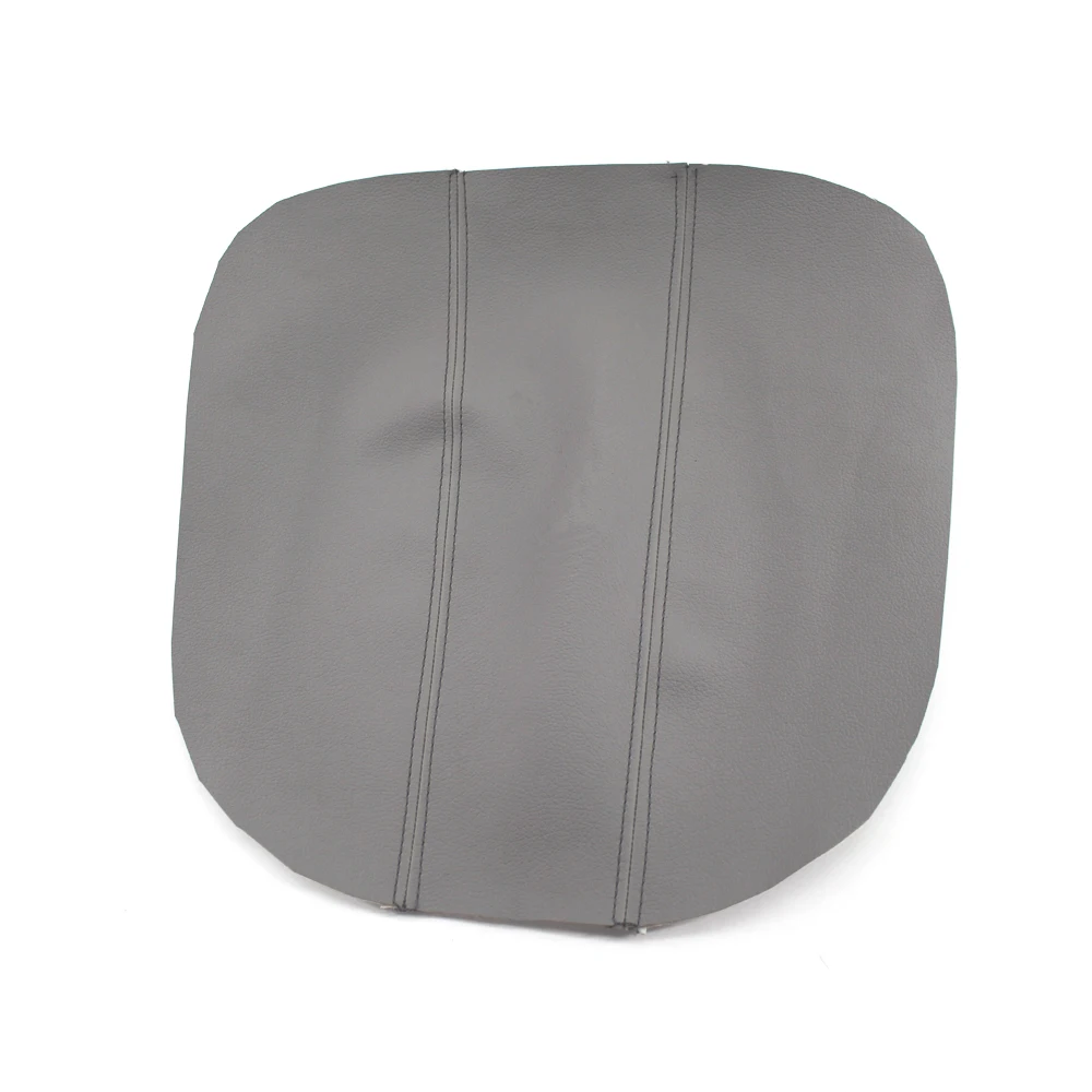 Gray Armrest Center Console Lid Cover Leather Synthetic fit for Volvo