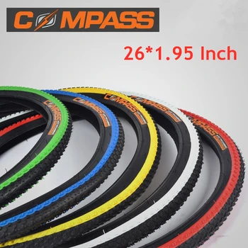 

5 color 26*1.95 inch Super durable COMPASS MTB tire pneu for mountain bike road bicycle tires Nonslip tire Off-road bicycle tire