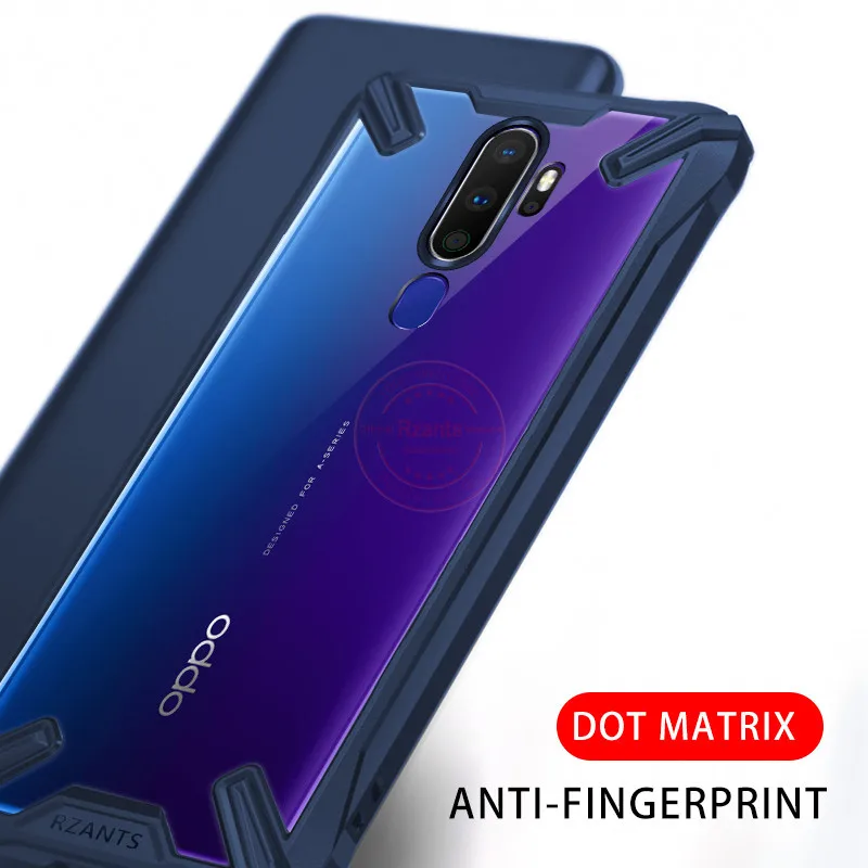 Противоударный армированный силиконовый чехол для OPPO A9 прозрачные чехлы для OPPO A5 роскошный акриловый чехол из ТПУ