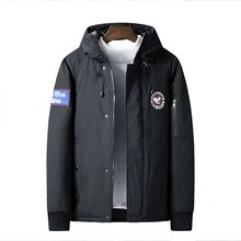 Мужской пуховик для подростков, сочетающийся с цветом, стильный мужской пуховик, Зимняя Толстая Теплая мужская одежда, брендовая мужская одежда, теплая парка 820