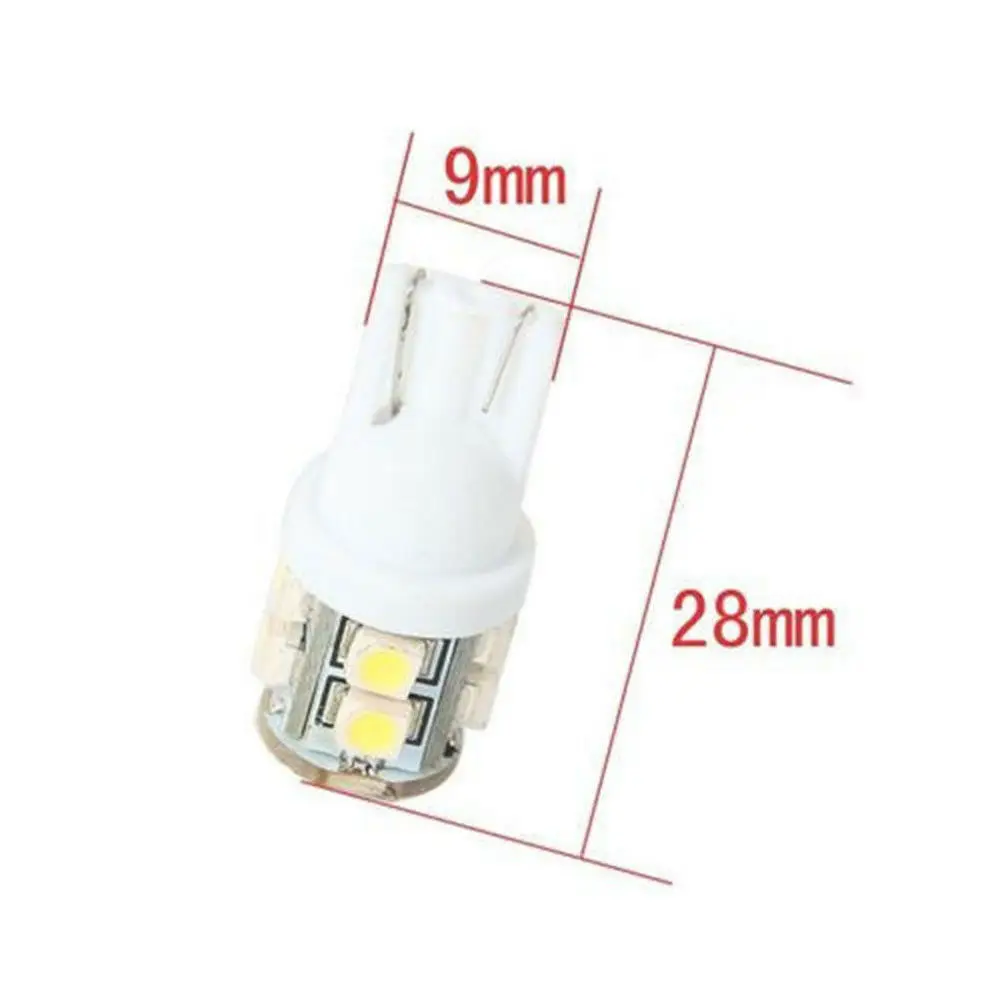 20 шт. T10-2825-10SMD светодиодный фонарь для номерного знака 6500 K, задние фонари и фонари заднего хода и т. Д