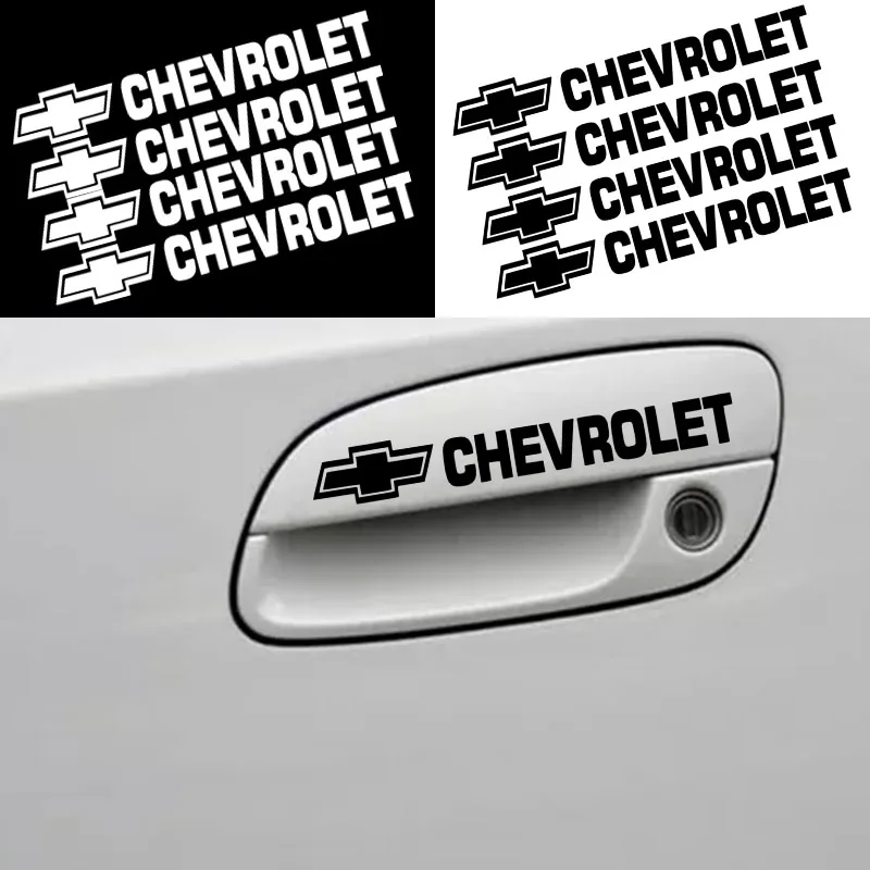 4 шт. Высококачественные наклейки на ручки автомобиля для Chevrolet cruze captiva lacetti aveo niva