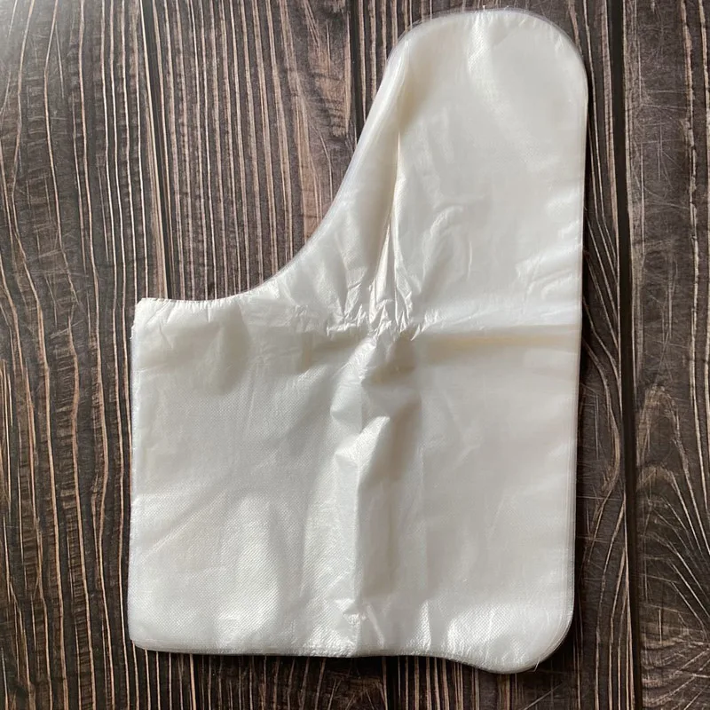 500pcs PE Plastic Transparent Disposable Foot Bags SPA Covers Pedicure