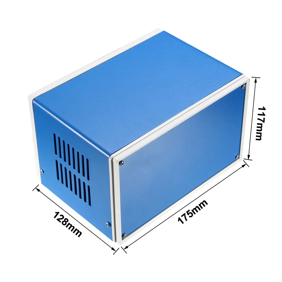 diy caixa de junção caso 175x128x117mm azul para interior ao ar livre