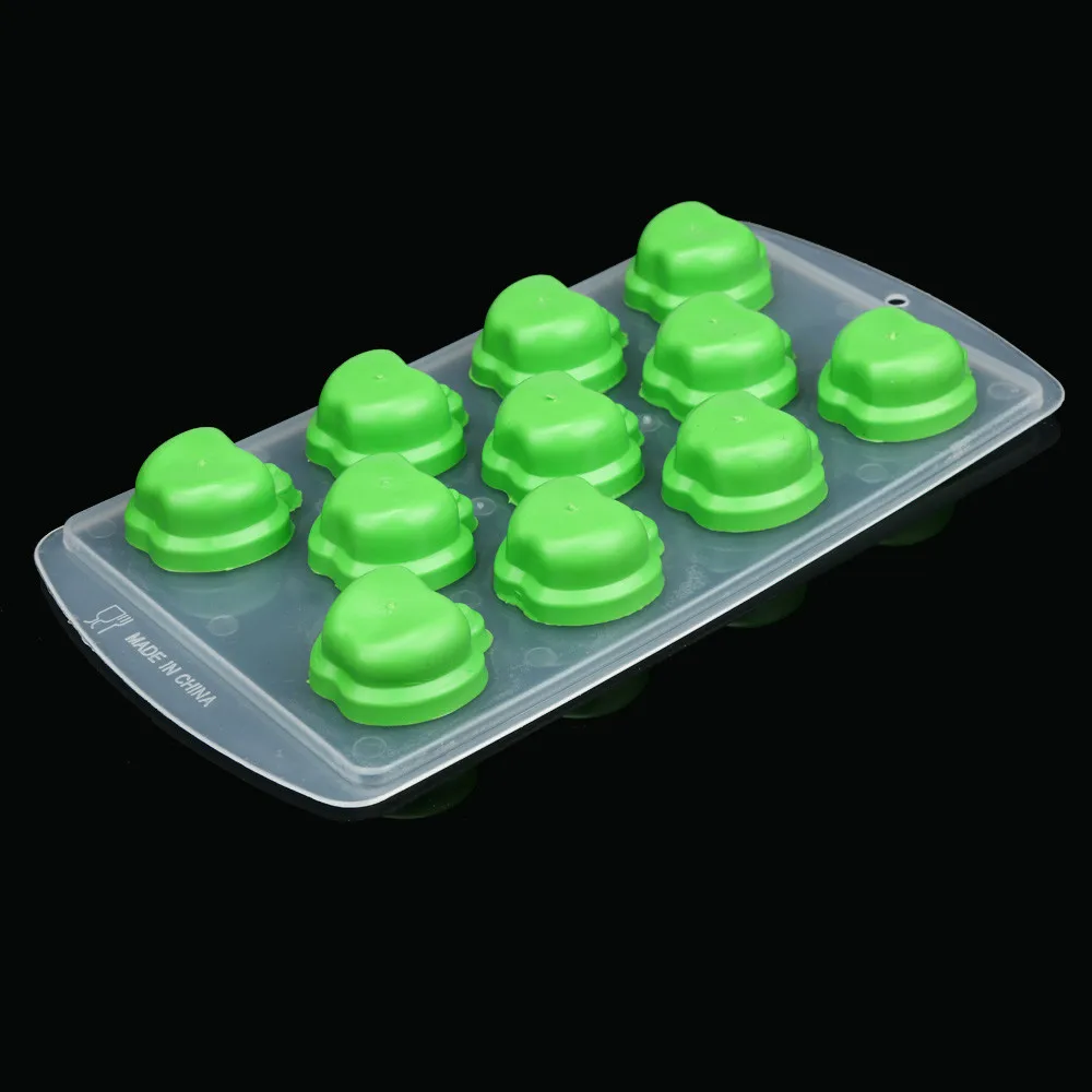 Fruit shape silicone ice cube jelly DIY mold tray pudding kitchen ice mold party wholesale purchasing#3A14