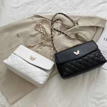 

Fashion Lattice Pattern Crossbody Bag For Women Retro PU Leather Casual Daily Shoulder Pouch Satchel for Girl Lady